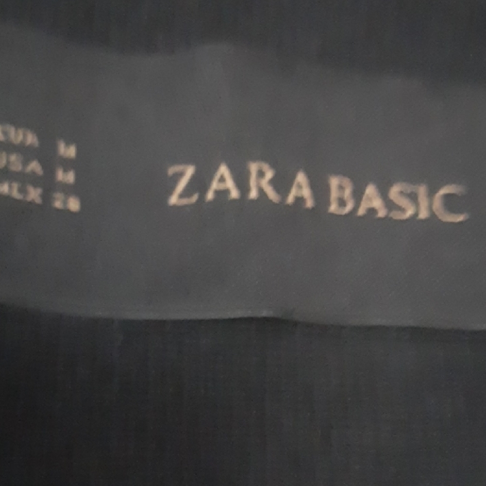 Zara Basic Black And White Basic Jacket Sz Medium - image 2